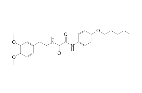 ethanediamide, N~1~-[2-(3,4-dimethoxyphenyl)ethyl]-N~2~-[4-(pentyloxy)phenyl]-