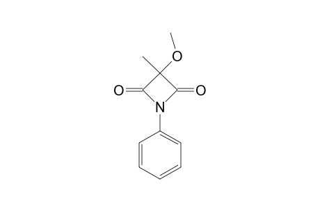 3-METHOXY-3-METHYL-1-PHENYLAZETIDINE-2,4-DIONE