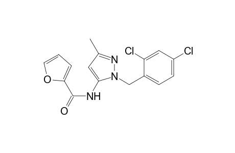 2-Furancarboxamide, N-[1-[(2,4-dichlorophenyl)methyl]-3-methyl-1H-pyrazol-5-yl]-