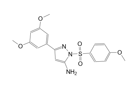 1H-pyrazol-5-amine, 3-(3,5-dimethoxyphenyl)-1-[(4-methoxyphenyl)sulfonyl]-
