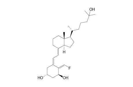 (5Z,7E,10Z)-19-Fluoro-9,10-seco-5,7,10(19)-cholestriene-1,3,25-triol [10Z)-19-fluoro-1.alpha.,25-dihydroxyvitamin D3]