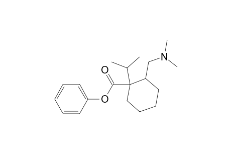 phenyl 2-[(dimethylamino)methyl]-1-isopropylcyclohexane-1-carboxylate