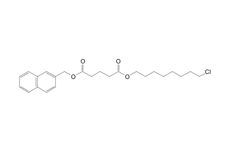 Glutaric acid, 8-chlorooctyl (2-naphthyl)methyl ester