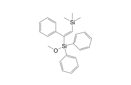 (E)-Methoxydiphenyl(1-phenyl-2-(trimethylsilyl)vinyl)silane