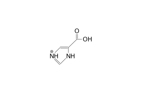 Imidazol-4-carboxylic acid, cation