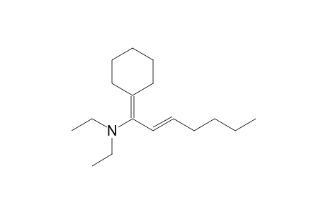(2E)-1-cyclohexylidene-N,N-diethyl-2-hepten-1-amine
