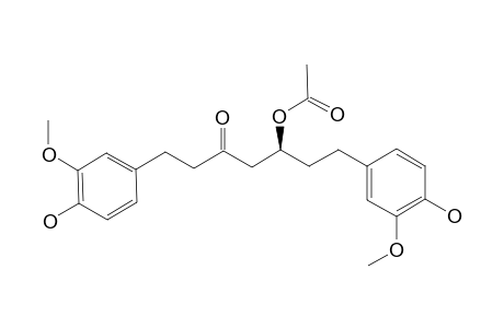 5-ACETYL-HEXAHYDRO-CURCUMIN;(5S)-5-ACETOXY-1,7-BIS-(4-HYDROXY-3-METHOXYPHENYL)-HEPTAN-3-ONE