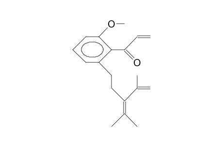 1-(2-[3-Isopropenyl-4-methyl-3-pentenyl]-6-methoxy-phenyl)-2-propen-1-one