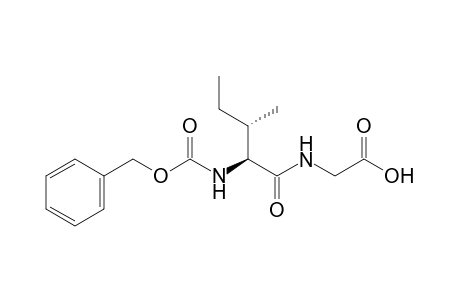 N-(N-carboxy-L-isoleucyl)glycine, N-benzyl ester