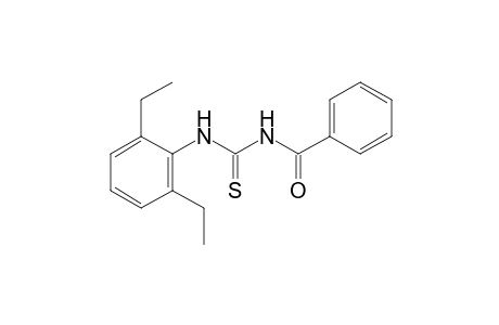 1-benzoyl-3-(2,6-diethylphenyl)-2-thiourea