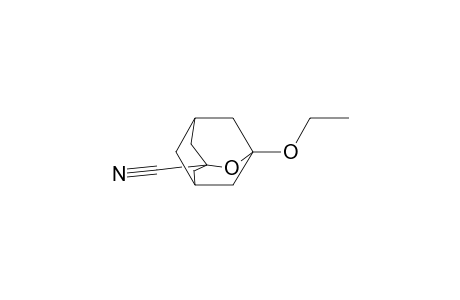 2-Oxatricyclo[3.3.1.1(3,7)]decane-1-carbonitrile, 3-ethoxy-