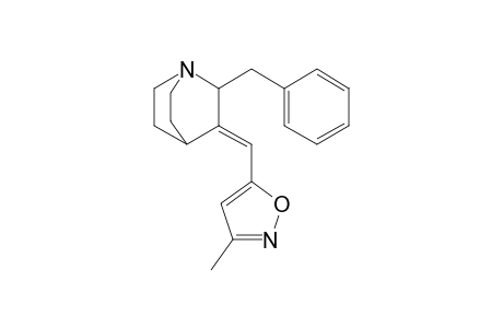 (E)-(RS)-3-(3-Methylisoxazol-5-ylmethylene)-2-benzyl-1-azabicyclo[2.2.2]octane