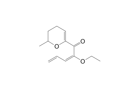 (2E)-2-Ethoxy-1-(2-methyl-3,4-dihydro-2H-pyran-6-yl)penta-2,4-dien-1-one