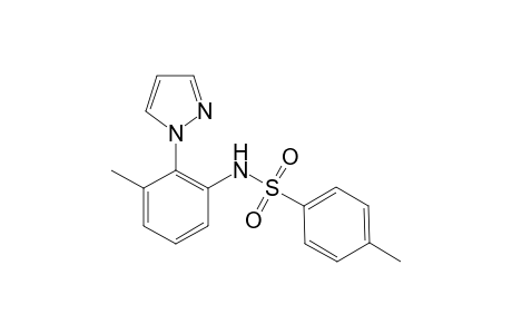 4-Methyl-N-{3-methyl-2-(1H-pyrazol-1-yl)phenyl}benzenesulfonamide
