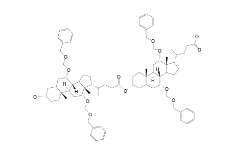 7,12-BIS-[(BENZYLOXY)-METHOXY]-24-HYDROXY-24-OXOCHOLAN-3-YL-7,12-BIS-[(BENZYLOXY)-METHOXY]-3-HYDROXYCHOLANOATE