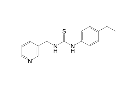1-(p-ethylphenyl)-3-[(3-pyridyl)methyl]-2-thiourea