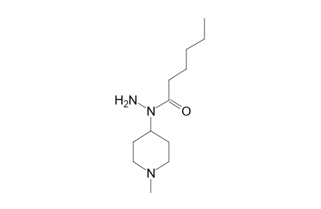 HEXANOIC ACID, 1-(1-METHYL-4-PIPERIDYL)HYDRAZIDE