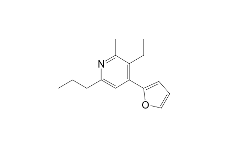 3-Ethyl-2-methyl-6-n-propyl-4-(2-furyl)pyridine