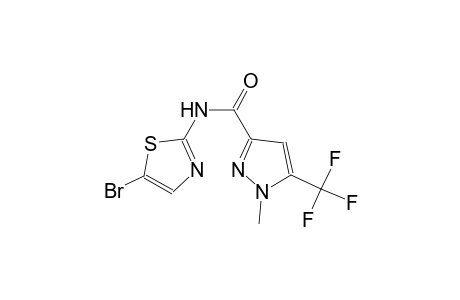 N-(5-bromo-1,3-thiazol-2-yl)-1-methyl-5-(trifluoromethyl)-1H-pyrazole-3-carboxamide
