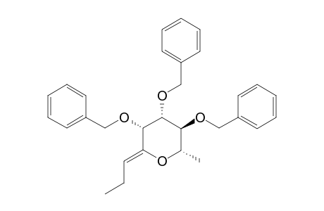 [1(1')Z]-2,3,4-TRI-O-BENZYL-1-DEOXY-1-PROPYLIDENE-L-RHAMNOPYRANOSIDE
