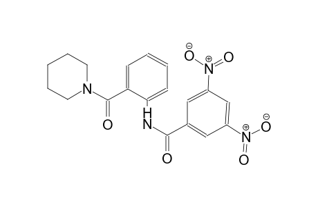 benzamide, 3,5-dinitro-N-[2-(1-piperidinylcarbonyl)phenyl]-