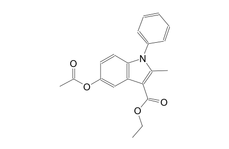 ethyl 5-(acetyloxy)-2-methyl-1-phenyl-1H-indole-3-carboxylate