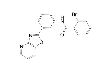 2-bromo-N-(3-[1,3]oxazolo[4,5-b]pyridin-2-ylphenyl)benzamide