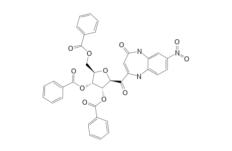 8-NITRO-4-[1-(2,3,5-TRI-O-BENZOYL-BETA-D-RIBOFURANOSYL)-OXO]-1,3-DIHYDRO-2H-1,5-BENZODIAZEPIN-2-ONE
