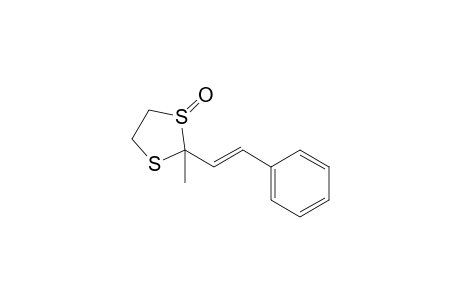2-Methyl-2-(2-phenylvinyl)-1,3-dithiolane 1-oxide