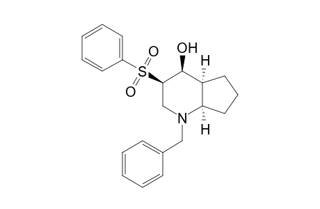 (4S*,3R*,S*,4aS*,7aR*)-4-Hydroxy-1-(phenylthio)-3-(phenylsulfonyl)-2,3,4,4a,5,6,7,7a-octahydro-1H-cyclopenta[b]pyridine