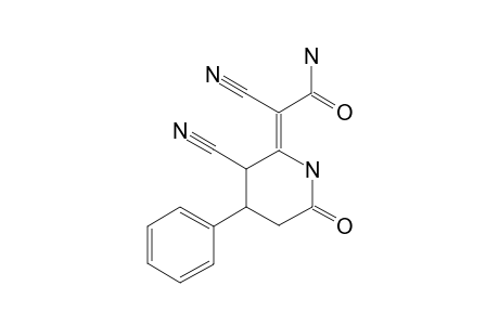 (Z)-6-Carbamoylcyanomethylene-5-cyano-4-phenyl-2-piperidone