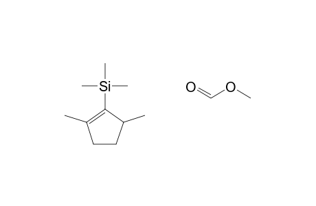 3-CYCLOPENTEN-R1-CARBOXYLIC ACID, trans-2,4-DIMETHYL-3-TRIMETHYLSILYL-, METHYL ESTER