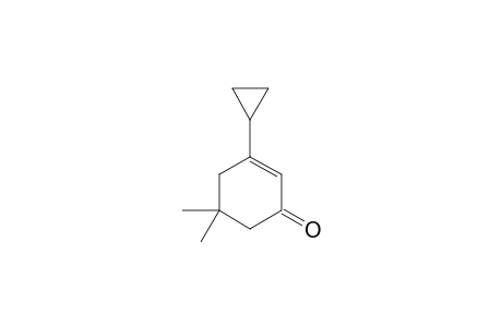 3-cyclopropyl-5,5-dimethylcyclohex-2-en-1-one