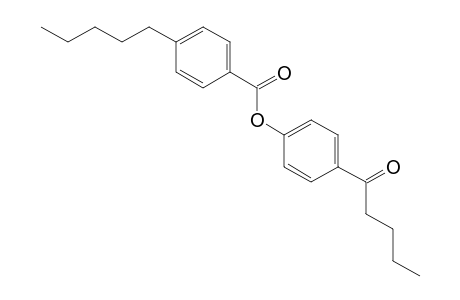 Benzoic acid, 4-pentyl-, 4-(1-oxopentyl)phenyl ester