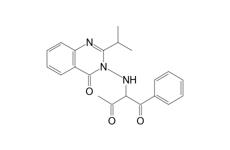 2-[(2-isopropyl-4-keto-quinazolin-3-yl)amino]-1-phenyl-butane-1,3-dione