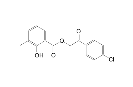 2-(4-Chlorophenyl)-2-oxoethyl 2-hydroxy-3-methylbenzoate
