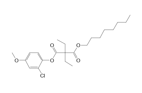 Diethylmalonic acid, 2-chloro-4-methoxyphenyl octyl ester