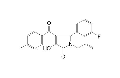 2H-pyrrol-2-one, 5-(3-fluorophenyl)-1,5-dihydro-3-hydroxy-4-(4-methylbenzoyl)-1-(2-propenyl)-