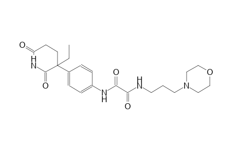 ethanediamide, N~1~-[4-(3-ethyl-2,6-dioxo-3-piperidinyl)phenyl]-N~2~-[3-(4-morpholinyl)propyl]-