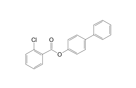 2-Chlorobenzoic acid, 4-biphenyl ester