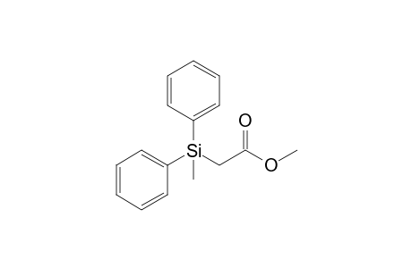 Methyl (diphenylmethylsilyl)acetate