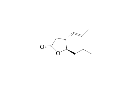 trans-4-Prop-1-enyl-5-propyl-4,5-dihydrofuran-2(3H)-one