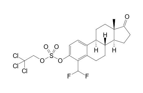 4-Difluoromethylestra-1,3,5(10)-triene-17-one-3-(2,2,2-trichloroethyl) sulfate