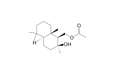 1-Naphthalenemethanol, decahydro-2-hydroxy-2,5,5,8a-tetramethyl-, .alpha.-acetate, [1S-(1.alpha.,2.beta.,4a.beta.,8a.alpha.)]-