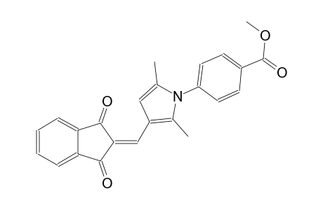 methyl 4-{3-[(1,3-dioxo-1,3-dihydro-2H-inden-2-ylidene)methyl]-2,5-dimethyl-1H-pyrrol-1-yl}benzoate
