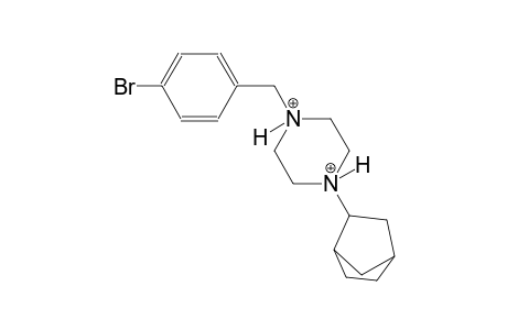 1-bicyclo[2.2.1]hept-2-yl-4-(4-bromobenzyl)piperazinediium