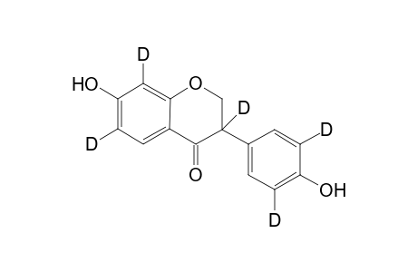 [3,6,8,3',5'-D5]-Dihydrodaidzein {2,3-dihydro-3-D-7-hydroxy-3-(4-hydroxyphenyl-3,5-D2)-4H-1-benzopyran-4-one-6,8-D2}