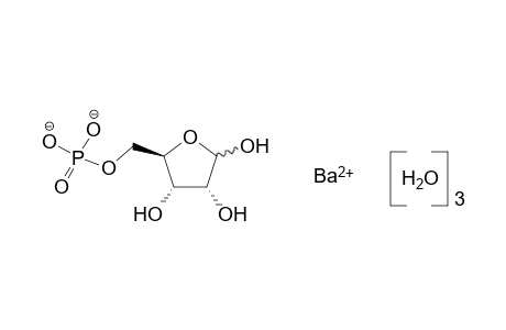 D-RIBOSE, 5-(DIHYDROGEN PHOSPHATE), BARIUM SALT, TRIHYDRATE