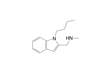 N-Methyl-N-(1-butylindol-2-ylmethyl)amine