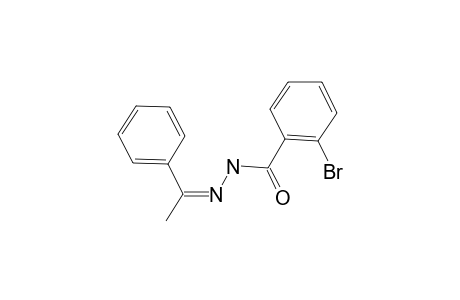 Benzohydrazide, 2-bromo-N2-(1-phenylethylideno)-